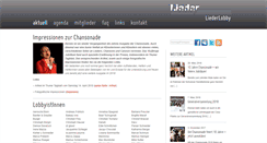 Desktop Screenshot of liederlobby.ch